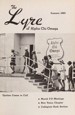 The Lyre of Alpha Chi Omega, Vol. 72, No. 4, Summer 1969